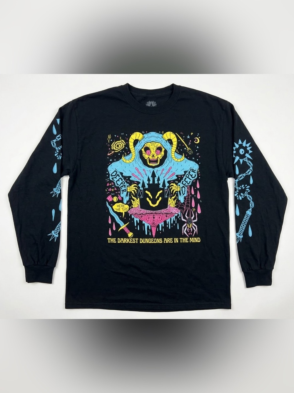 Wizard of Barge x Spencer’s "The Darkest Dungeons Are in the Mind" Long Sleeve L